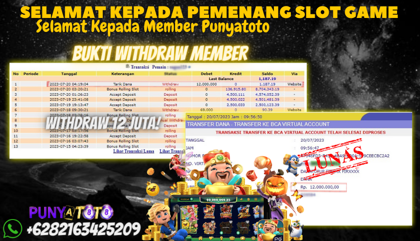 Bukti JP Slot Pragmatic Play Punyatoto - Gatot Kaca